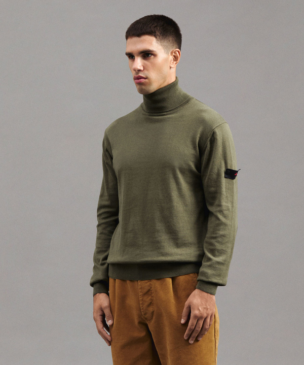Maglia In Lana E Cotone - Peuterey