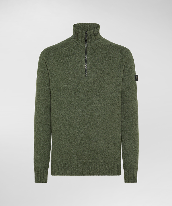 PULLOVER MIT MOULINÉ-EFFEKT - Peuterey