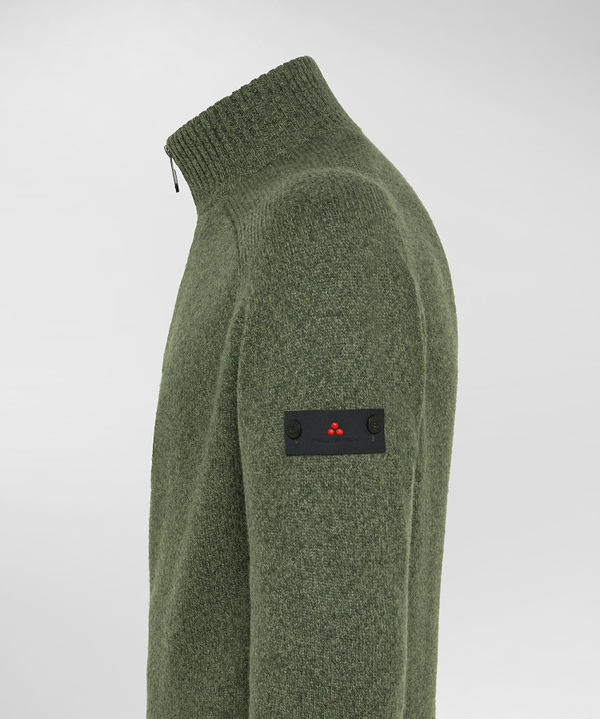 PULLOVER MIT MOULINÉ-EFFEKT - Peuterey