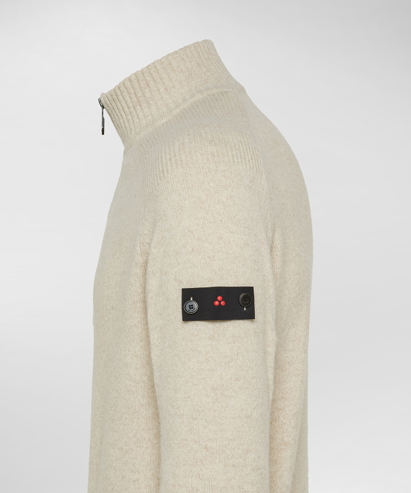 PULLOVER MIT MOULINÉ-EFFEKT - Peuterey