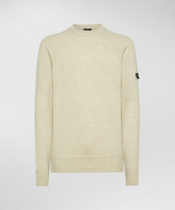 Stranded Wool Crewneck Sweater - Peuterey