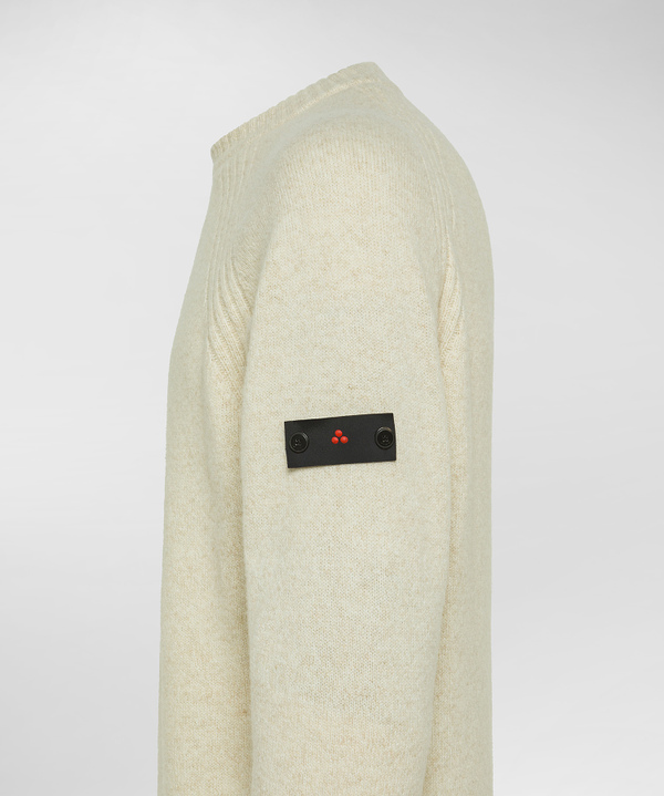 Stranded Wool Crewneck Sweater - Peuterey