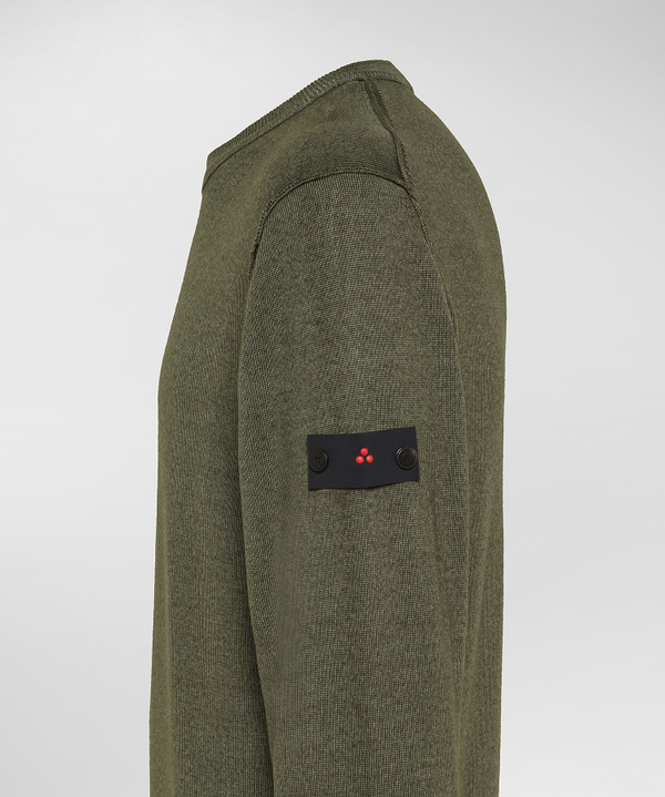 Maglione In Lana Con Tintura Acidata - Peuterey