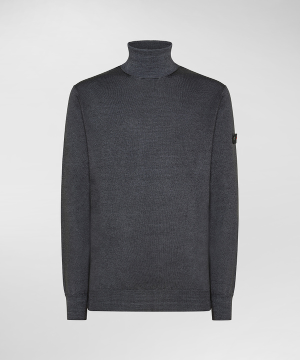 Peuterey Maglia Collo Alto In Pura Lana