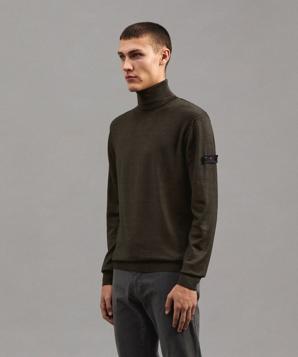 Pure Wool Turtleneck Sweater - Peuterey