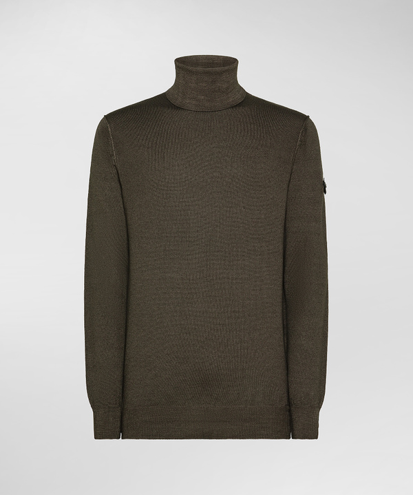 Peuterey Maglia Collo Alto In Pura Lana