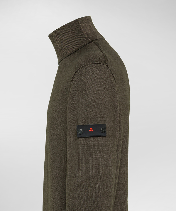 Pure Wool Turtleneck Sweater - Peuterey