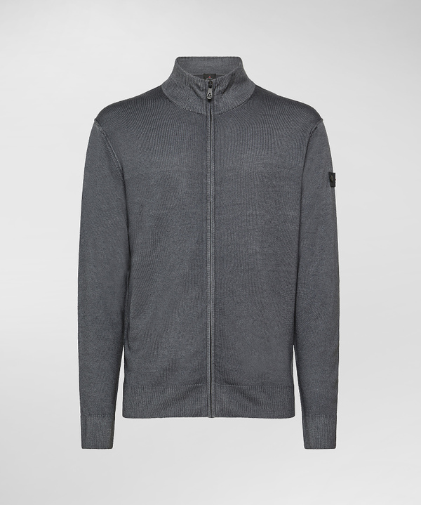 Pure Wool Knit Cardigan - Peuterey