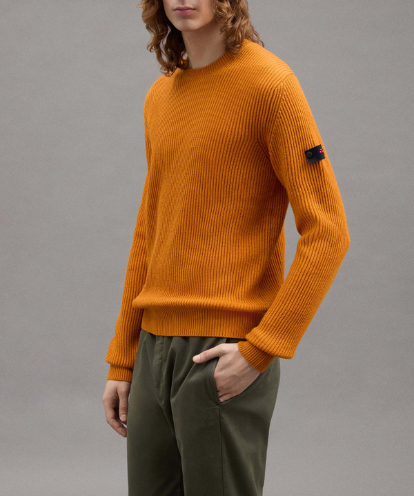 Minimalistischer Rundhals-Pullover - Peuterey