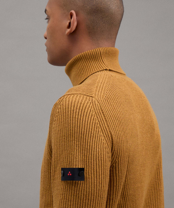 Maglia Collo Alto In Misto Lana - Peuterey