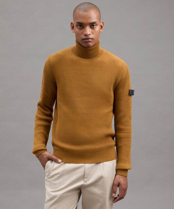 Maglia Collo Alto In Misto Lana - Peuterey
