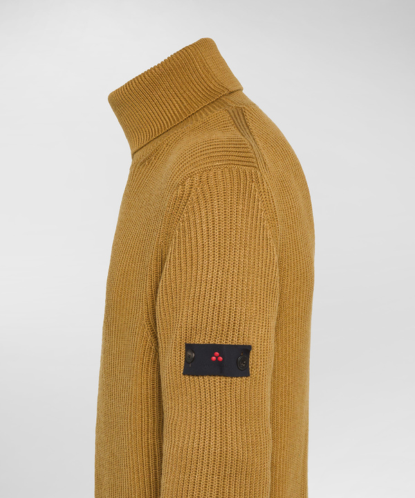 Maglia Collo Alto In Misto Lana - Peuterey