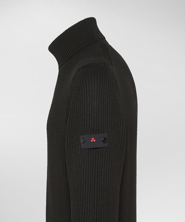Maglia Collo Alto In Misto Lana - Peuterey