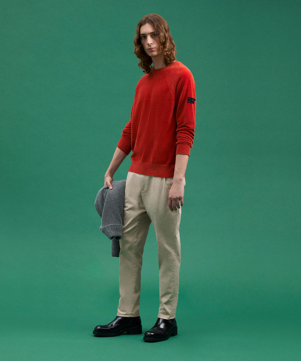 Chenille Crewneck Sweater - Peuterey