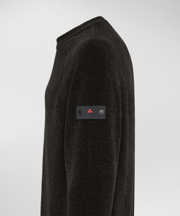 Rundhalspullover aus Chenille - Peuterey