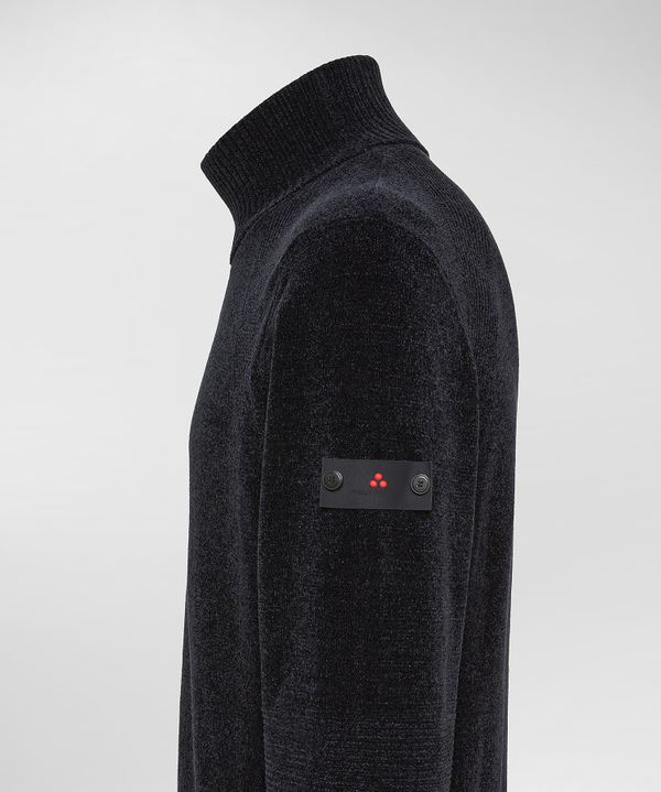 Maglia In Ciniglia A Collo Alto - Peuterey