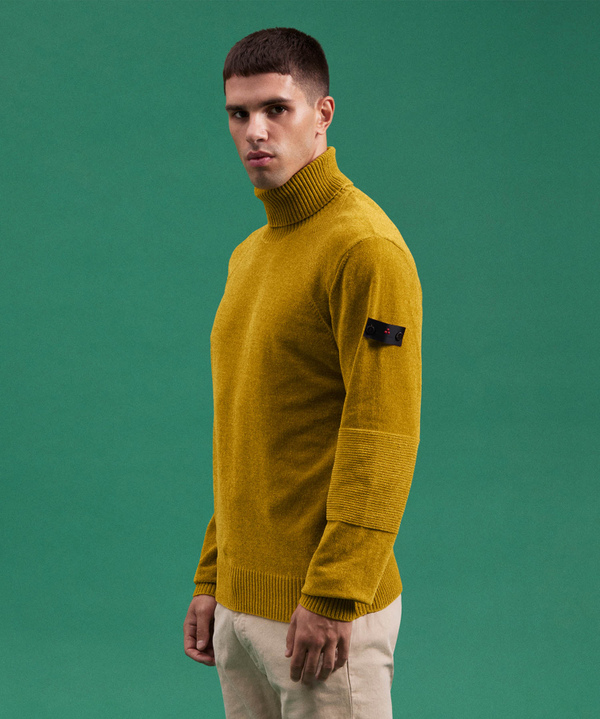 CHENILLE-PULLOVER MIT HOHEM KRAGEN - Peuterey