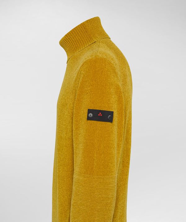 CHENILLE-PULLOVER MIT HOHEM KRAGEN - Peuterey