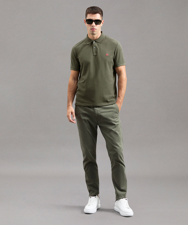 Cotton Polo Shirt - Peuterey