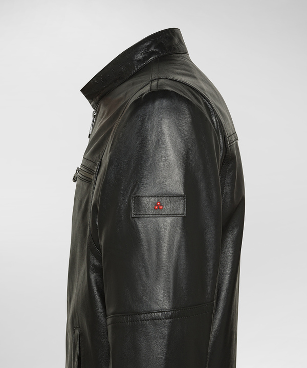 Bikerjacke aus weichem Leder Vintage-Touch - Peuterey