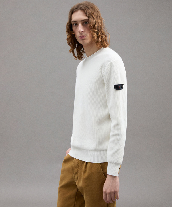 Maglia In Cotone A Punto Inglese - Peuterey