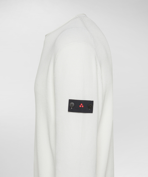 Maglia In Cotone A Punto Inglese - Peuterey