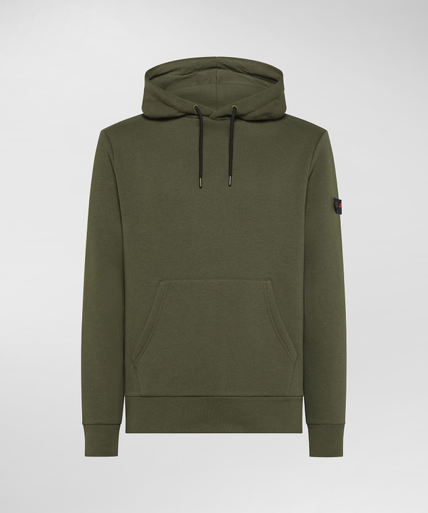 Hooded Sweatshirt With Fleece interior - Peuterey