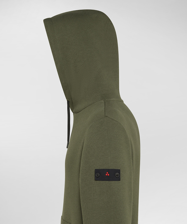 Hooded Sweatshirt With Fleece interior - Peuterey