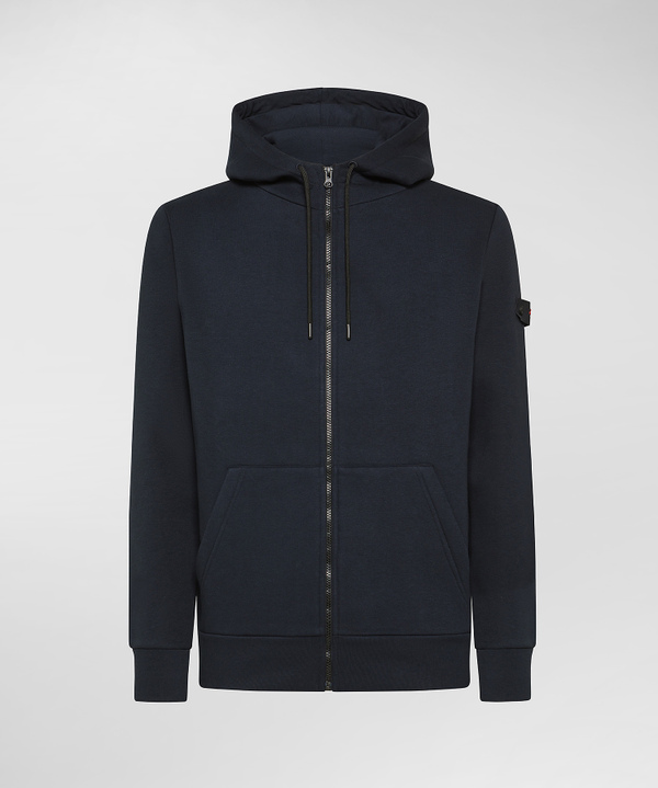 Hooded sweatshirt with fleece interior - Peuterey