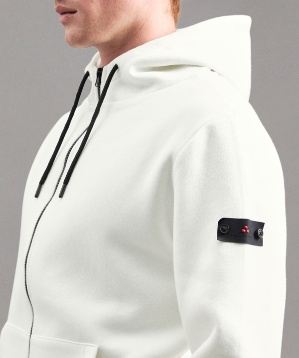 Sweatshirt mit Kapuze und angerauter Innenseite - Peuterey
