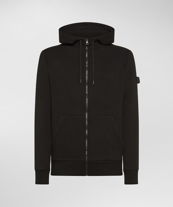 Hooded sweatshirt with fleece interior - Peuterey