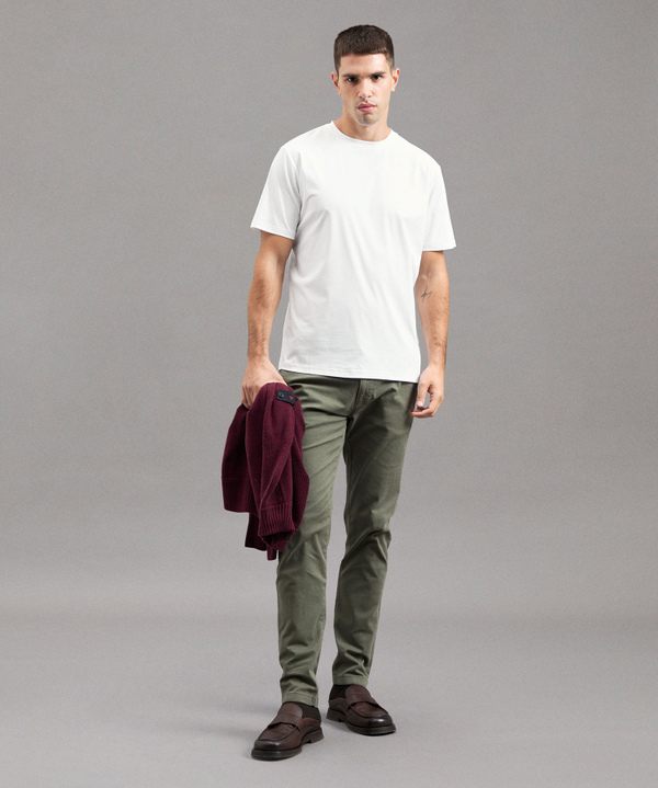 T-Shirt In Cotone Brillante - Peuterey