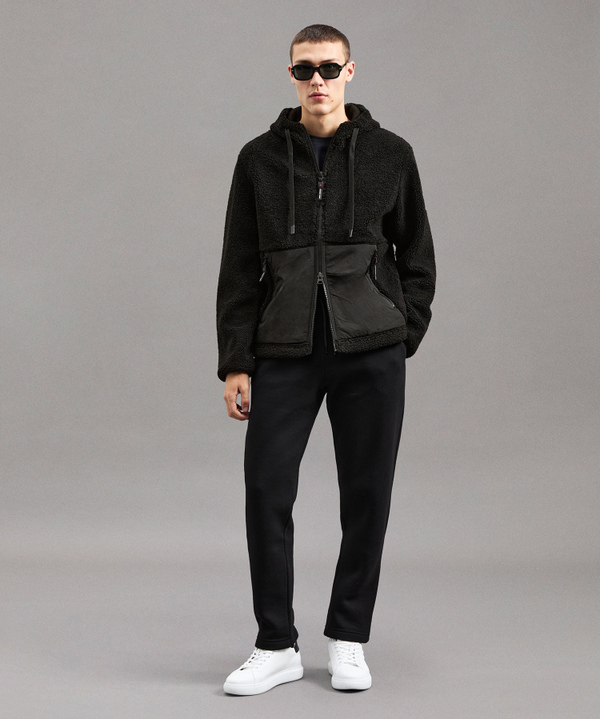 Felpa Full Zip Con Effetto Orsetto - Peuterey