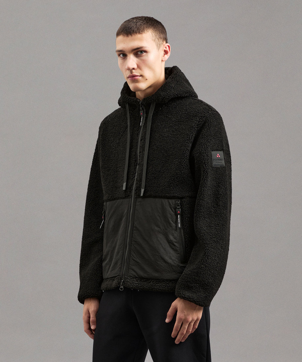 Felpa Full Zip Con Effetto Orsetto - Peuterey