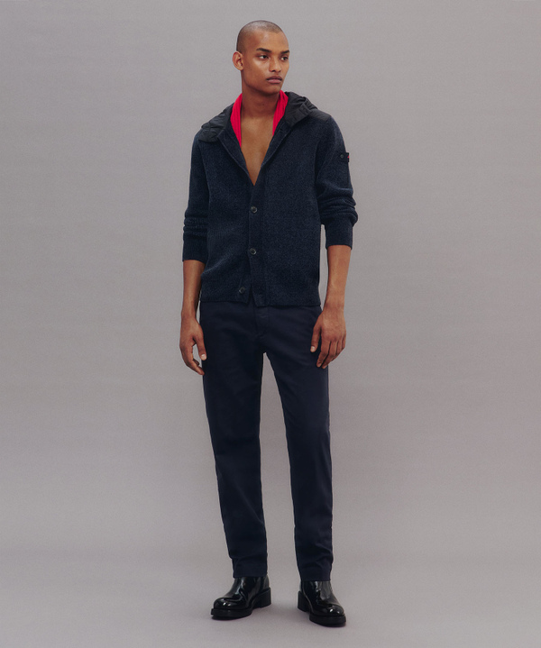 Hybrid Jacket In Ciniglia E Nylon - Peuterey