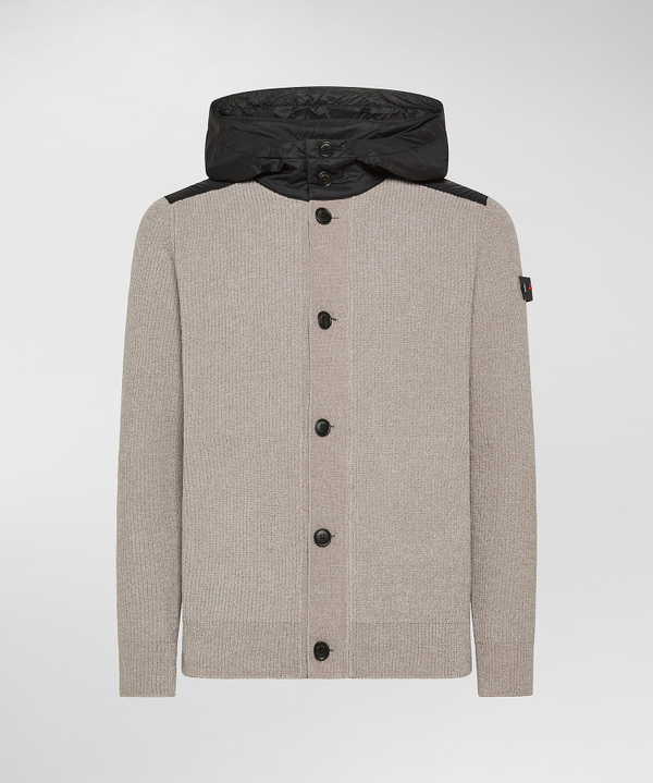 Hybridjacke aus Chenille und Nylon - Peuterey