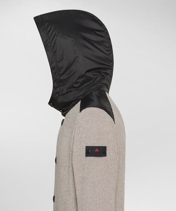 Hybridjacke aus Chenille und Nylon - Peuterey