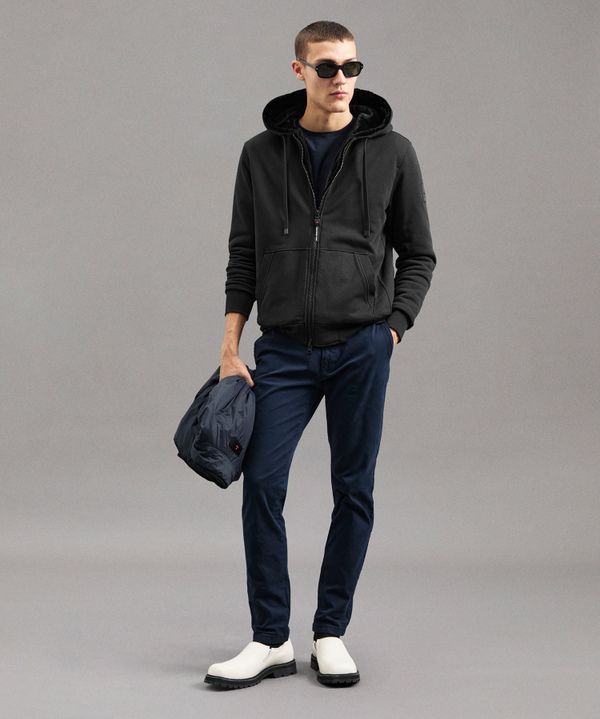 Felpa con pelliccia uomo online