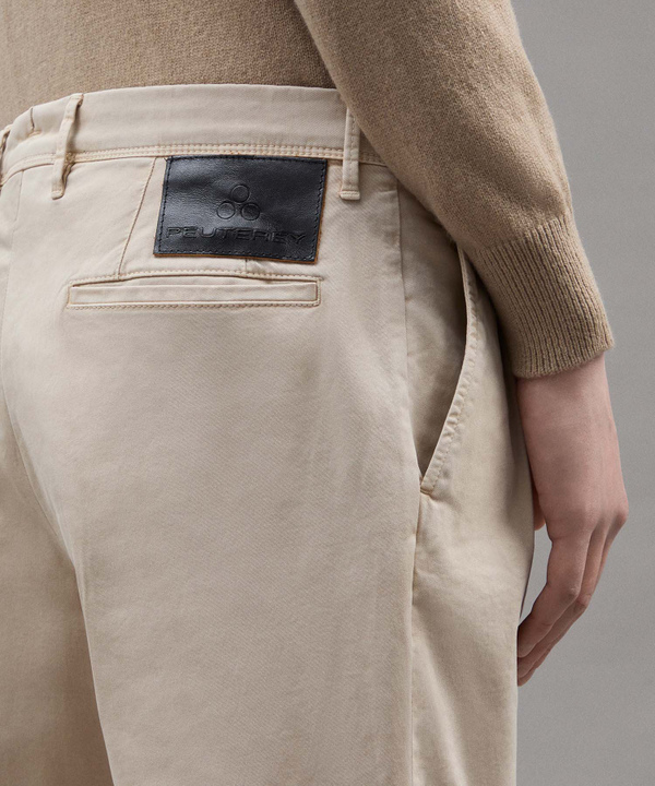 Pantaloni Classici Di Cotone Stretch - Peuterey