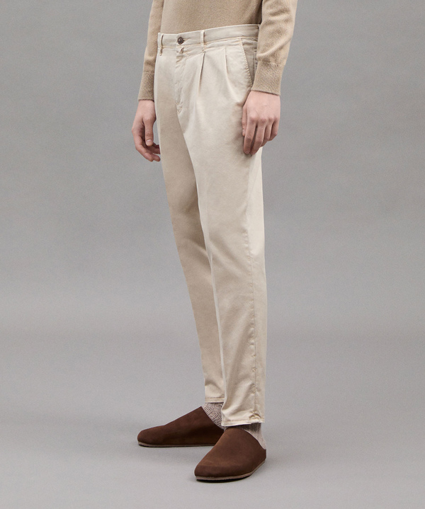 Pantaloni Classici Di Cotone Stretch - Peuterey