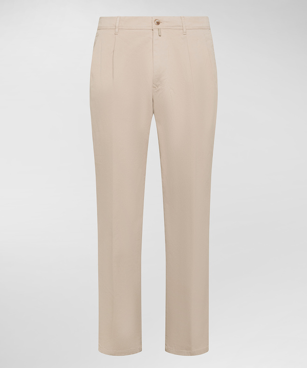 Pantaloni Classici Di Cotone Stretch - Peuterey
