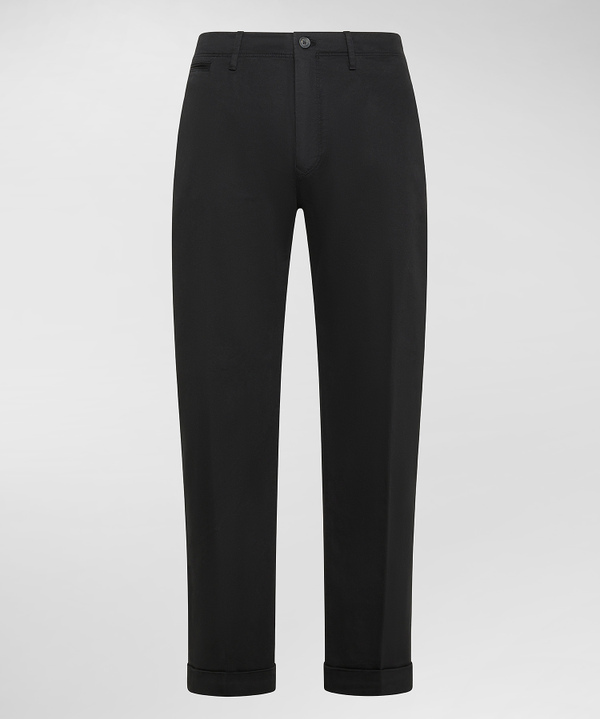 Stretch Cotton Trousers - Peuterey