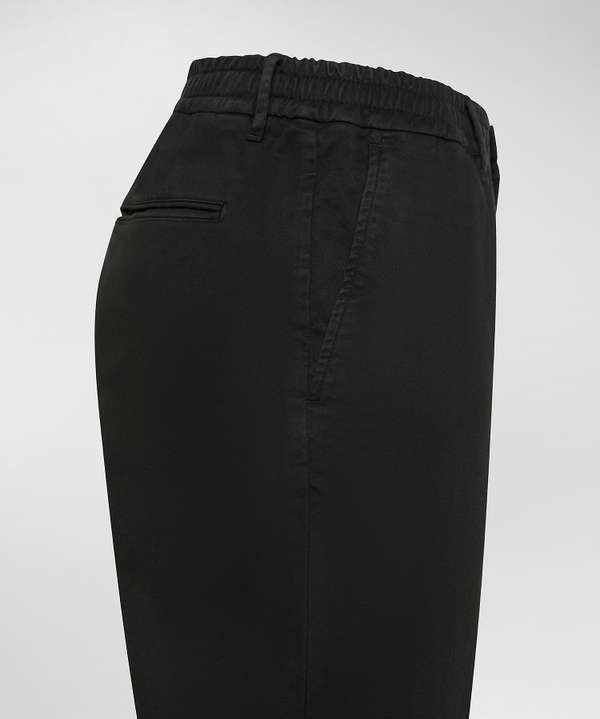 Pantaloni In Gambardina Di Cotone Stretch - Peuterey