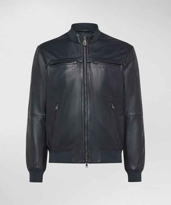 Peuterey Giacca Biker In Pelle