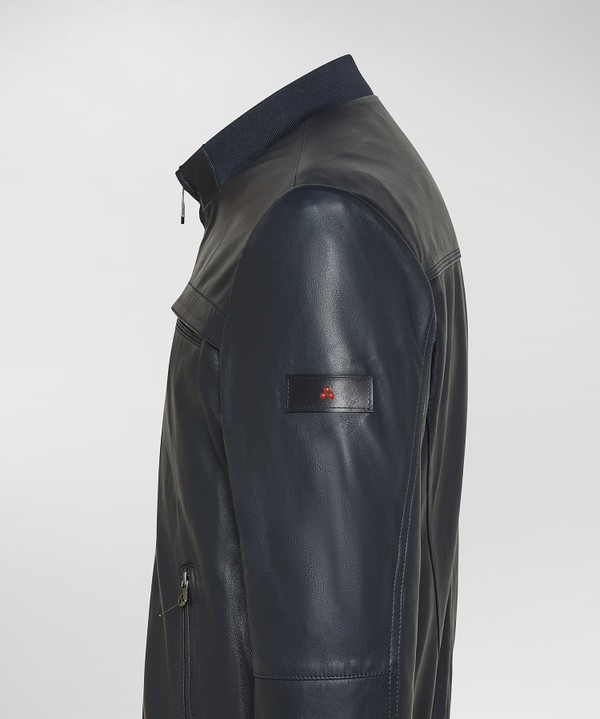 Leather Biker Jacket - Peuterey