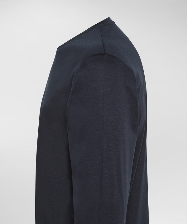 Soft Cotton Long-Sleeve Sweater - Peuterey