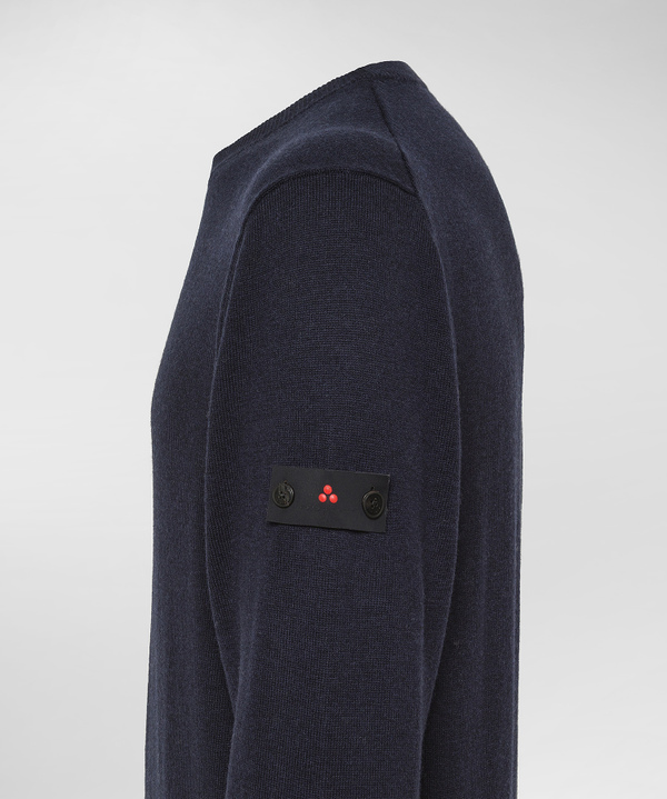 PULLOVER AUS WOLLMISCHTRIKOT - Peuterey