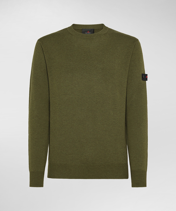 PULLOVER IN TRICOT MISTO LANA - Peuterey