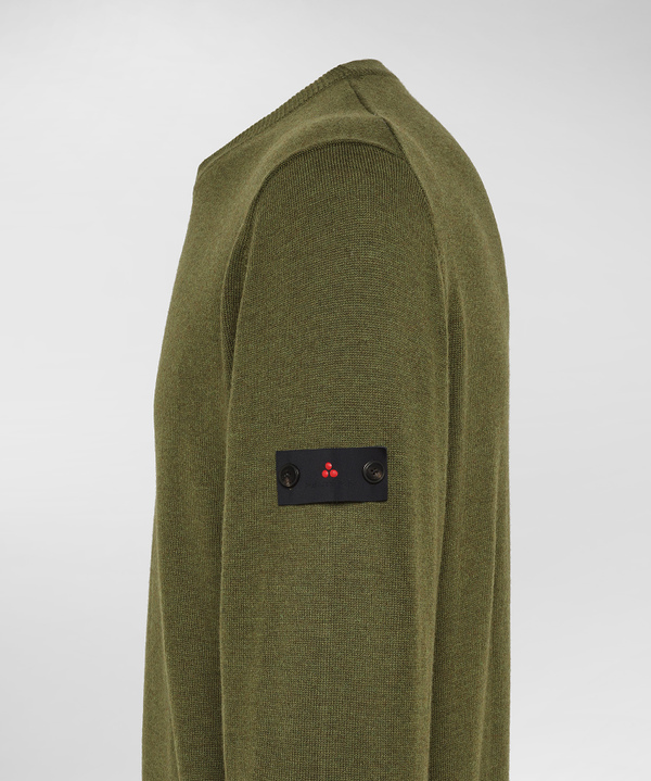 PULLOVER IN TRICOT MISTO LANA - Peuterey