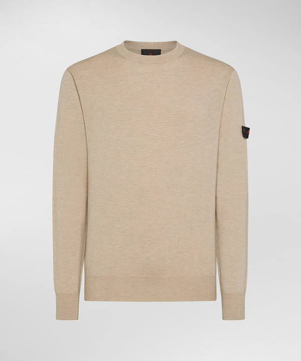 PULLOVER IN TRICOT MISTO LANA - Peuterey